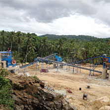  150t/h basalt crushing product